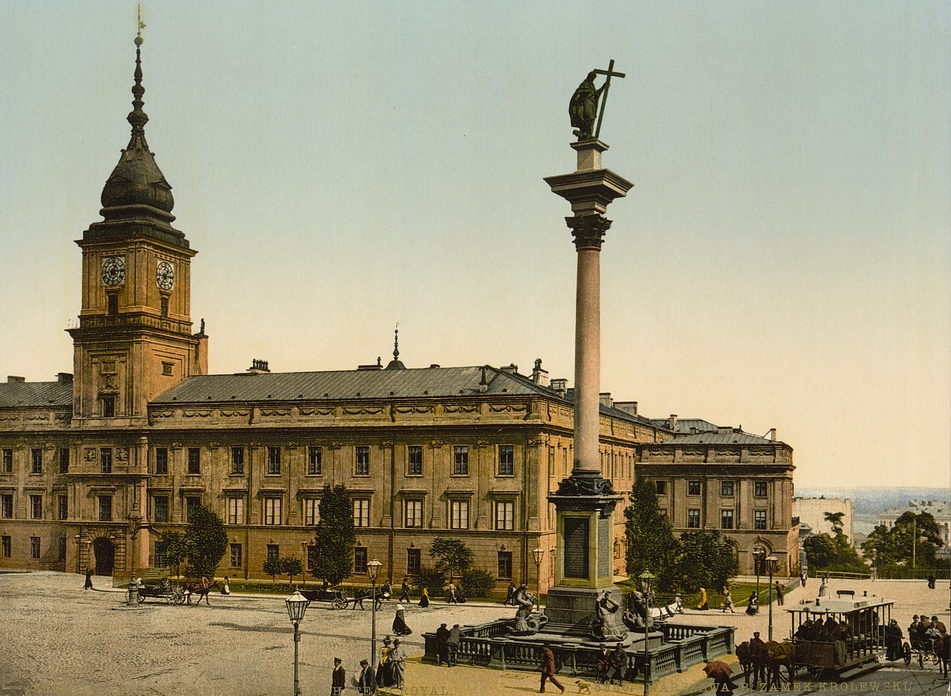 Королевский замок в Варшаве, 1900 год