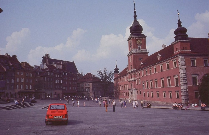 Заново отстроенный Королевский замок, Варшава, 1981 год