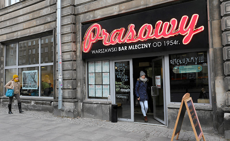 Молочный бар Prasowy, Варшава