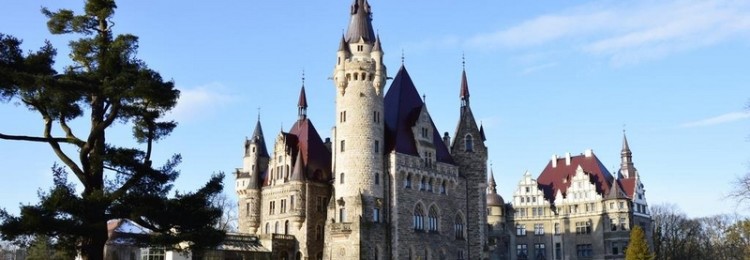Мошненский замок в Польше