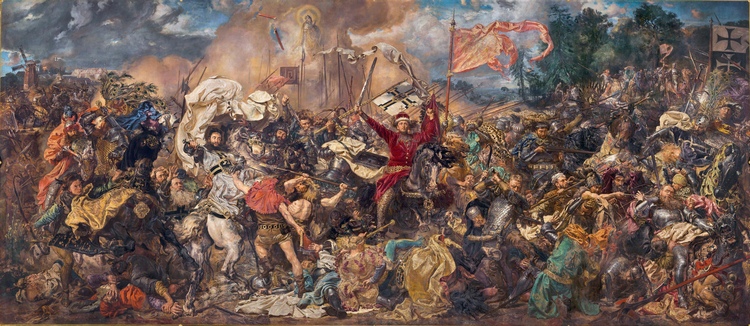 Картина Яна Матейко "Битва под Грюнвальдом"
